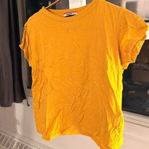 Yellow cotton top #yellow